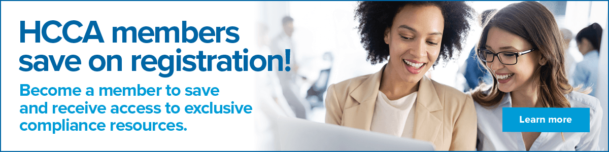 HCCA Membership | Save on HCCA Conferences