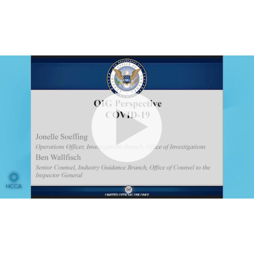 2021 Clinical Practice General Session OIG Update