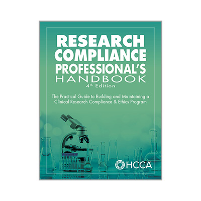 HCCA's Research Compliance Professional's Handbook, 4th edition is now available for pre-order | Order it now