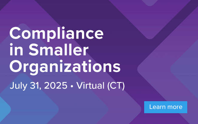 2025 Compliance in Smaller Organizations