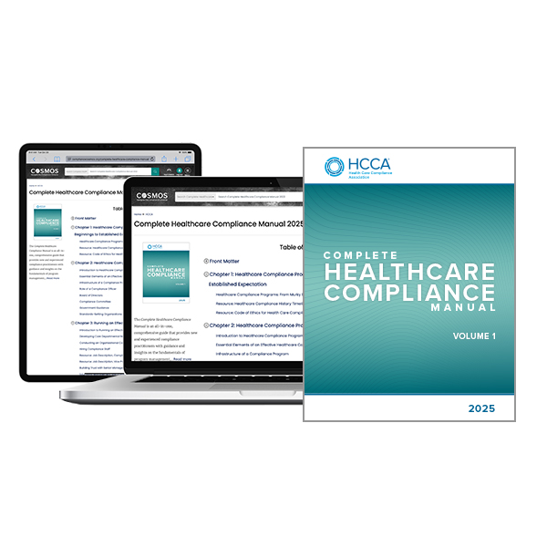 2025 Complete healthcare Compliance Manual now available in three purchasing options | Buy now