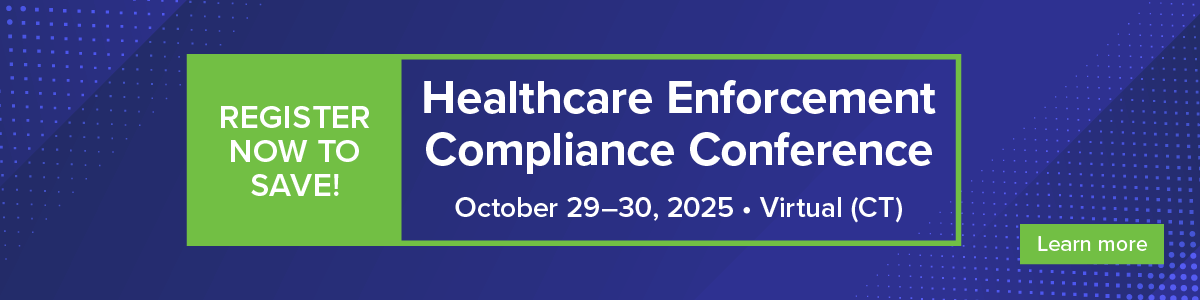 Register for HCCA's Healthcare Enforcement Compliance Conference!