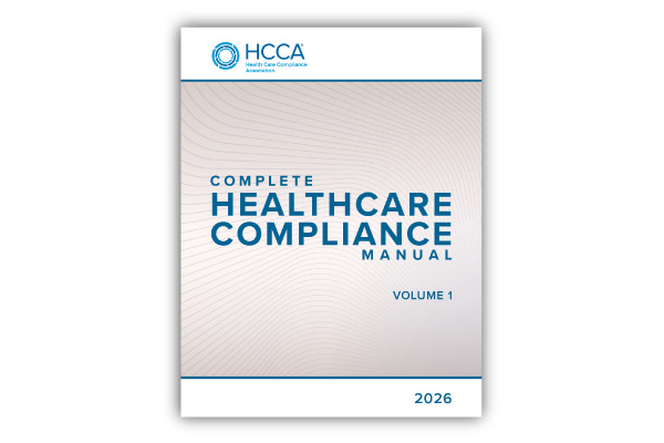 Updated for 2026!  Complete Healthcare Compliance Manual | Learn more 