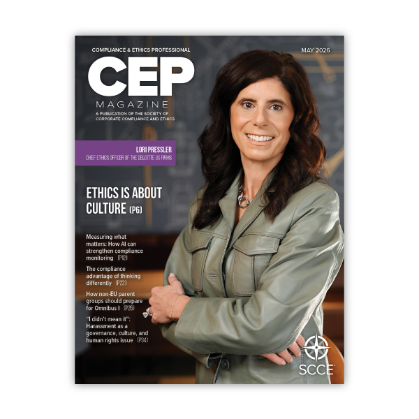 May 2026 Member-Exclusive CEP Magazine is now available! Read it now 
