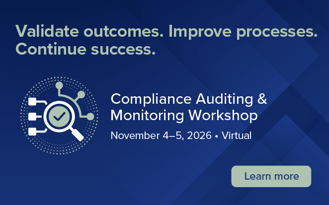 2026 Auditing & Monitoring Workshop