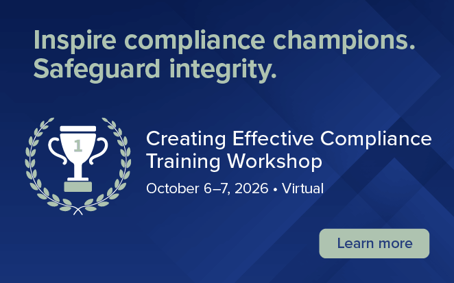 2026 Creating Effective Compliance Training