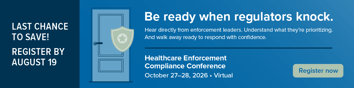 Health Enforcement Compliance Conference Register Now