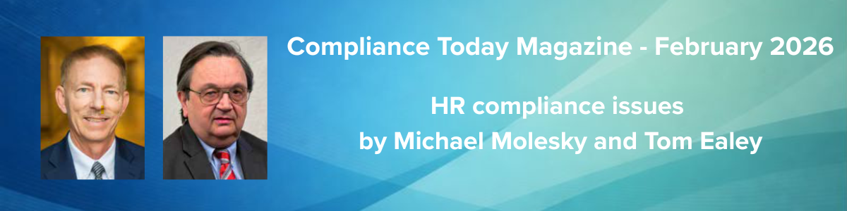 HR Compliance Issues by Michael Molesky and Tom Ealey