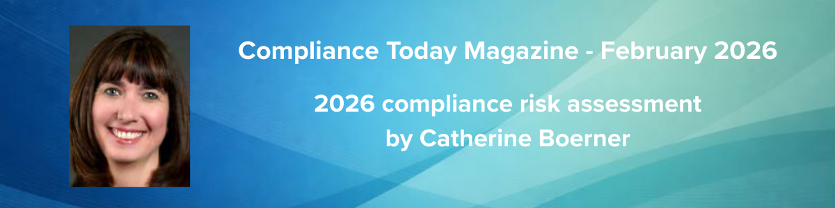 2026 Compliance risk assessment