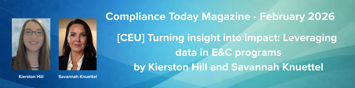 [CEU] Turning insight into impact: Leveraging  data in E&C programs by Kierston Hill and Savannah Knuettel